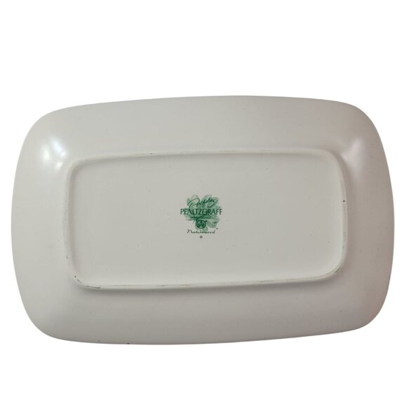 Pfaltzgraff Naturewood Rectangle Serving Platter 9"x14" Scissors Stoneware Vinta - Picture 6 of 11